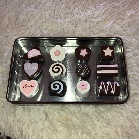 Chocolate Candy Wood Memory Shape Game - Picture 2 of 4